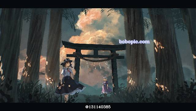 风景, background, 东方Project, 玛艾露贝莉·赫恩, 宇佐见莲子, 秘封俱乐部, Touhou Project 100+ bookmarks