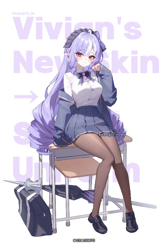 小女孩,巨乳,薇薇安,薇薇安·班希,黑丝袜图片