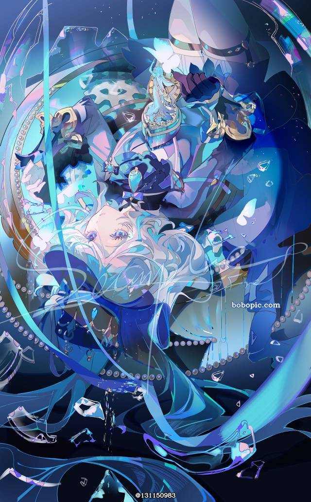 Genshin Impact, 女孩子, 芙宁娜（原神）, 芙宁娜, 原神1000收藏