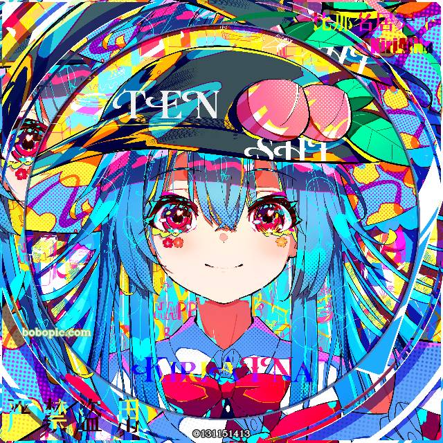tenshi hinanawi, 女孩子, avatar, 东方, 东方Project, young girl, illustration, Touhou Project 100+ bookmarks