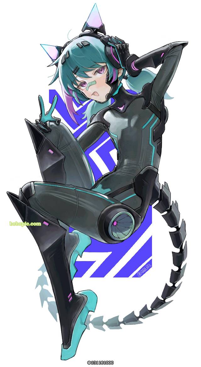 伪娘, 连身紧身衣, 紧身衣, 紧身衣, 双马尾, someone else's OC