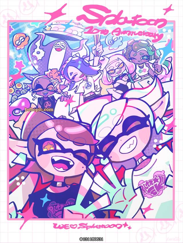 游戏, 漆弹大作战, Q版, Squid Sisters, Off the Hook, Deep Cut, Nintendo