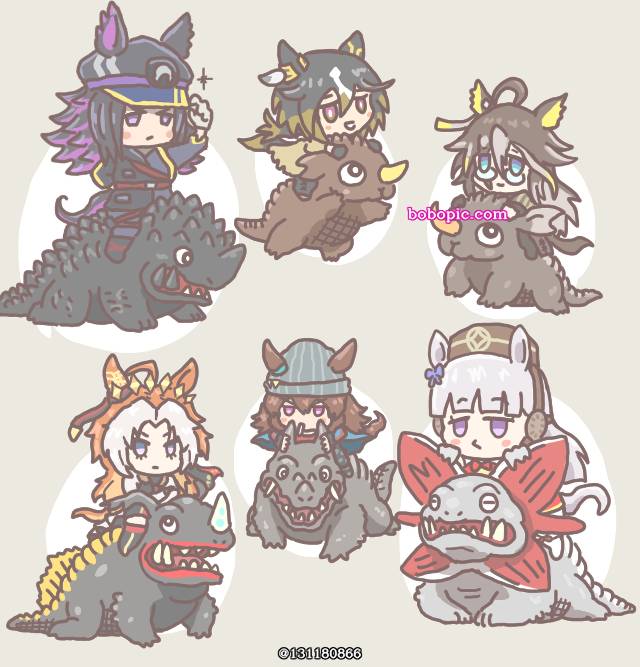 马娘, 怪兽, 赛马娘Pretty Derby, Godzilla, 奥特怪兽, 「黄金」一族