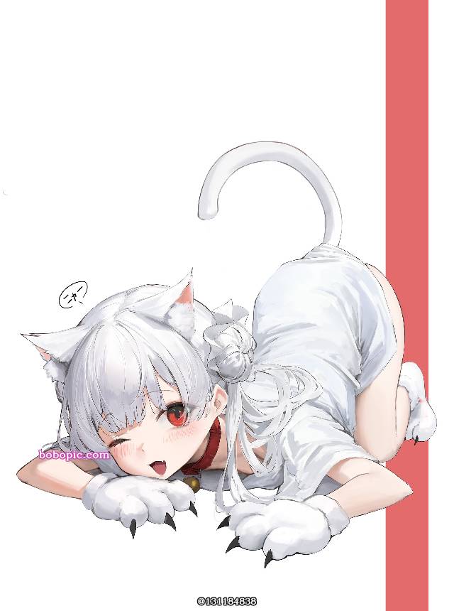 女孩子, young girl, 魅惑的大腿, 萝莉, 原创, cat, cat ears