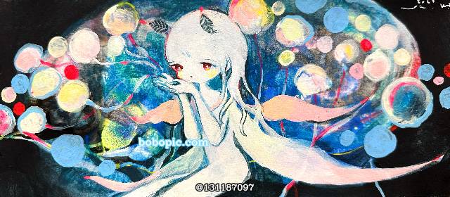 手绘, 女孩子, 原创, 原创