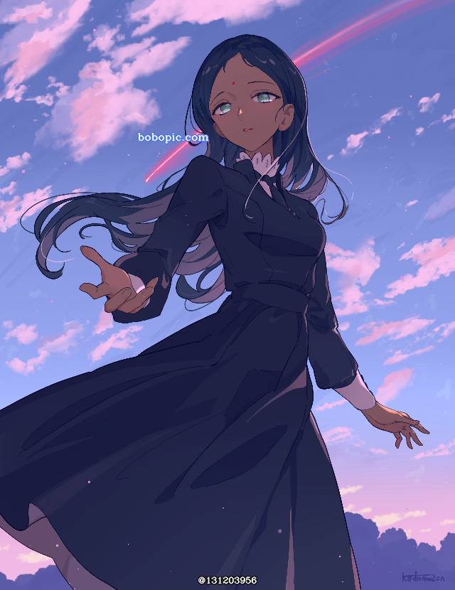 hair down
