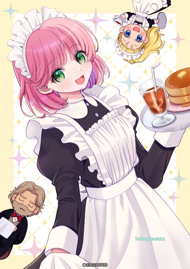 一张女仆绘画图片