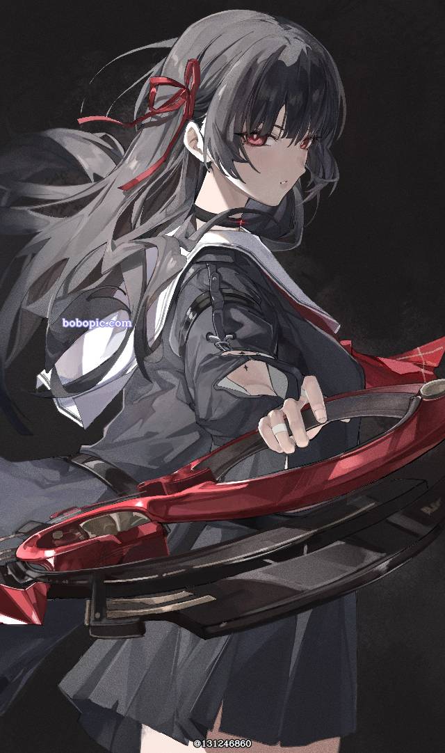 女孩子, 黑发, Wuthering Waves