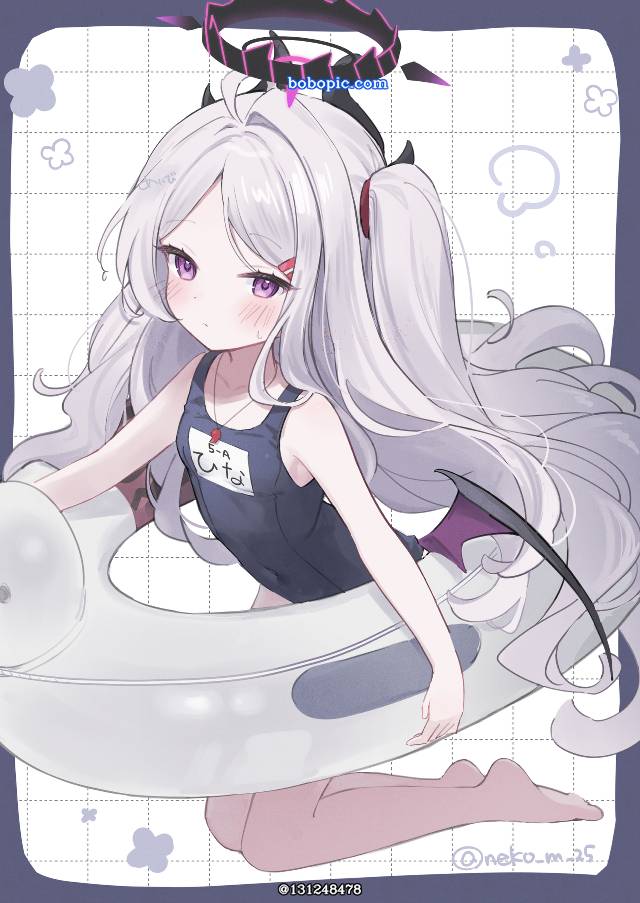 碧蓝档案, Sorasaki Hina, 女孩子, 萝莉, 泳装, 学生泳衣, Blue Archive 1000+ bookmarks