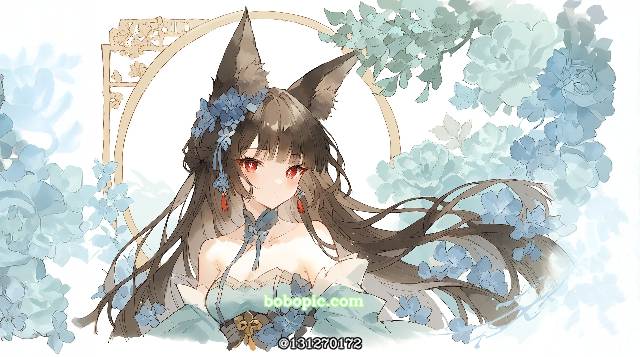 兽耳,星见雅,狐耳,花间词图片