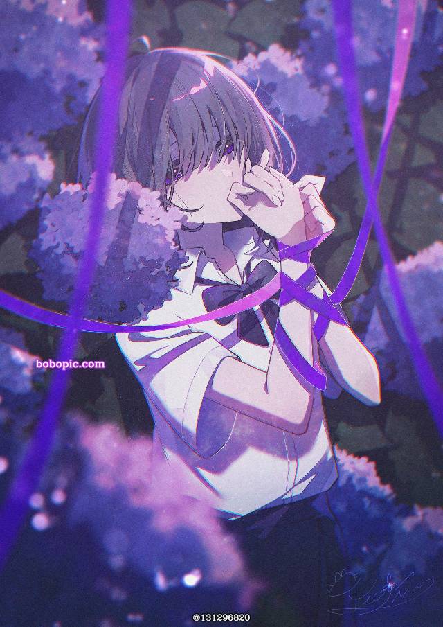原创, 女孩子, 紫阳花