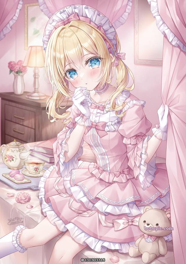 女孩子, 原创, 原创, 洛丽塔, 金发碧眼