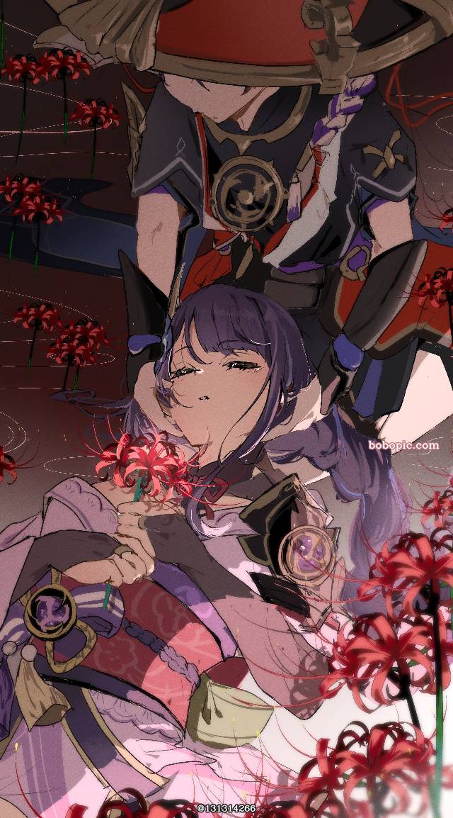 GenshinImpact,raidenshogun,原神,散兵,雷电将军图片