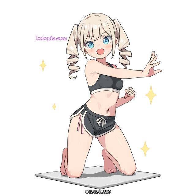 女孩子, short shorts, 泳装