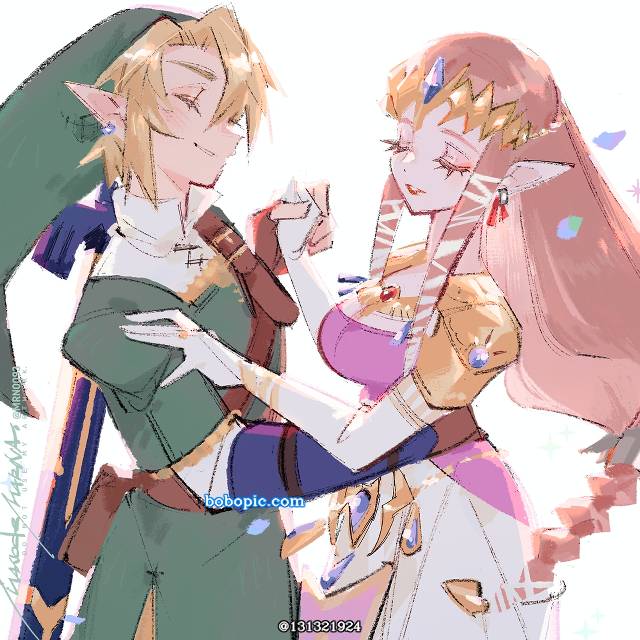 塞尔达传说, twilight princess, 林克×塞尔达, 塞尔达公主, 林克
