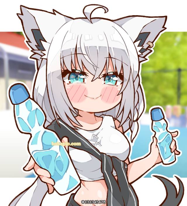 Hololive, 白上吹雪, 白上吹雪同人, 兽耳, Virtual YouTuber 1000+ bookmarks