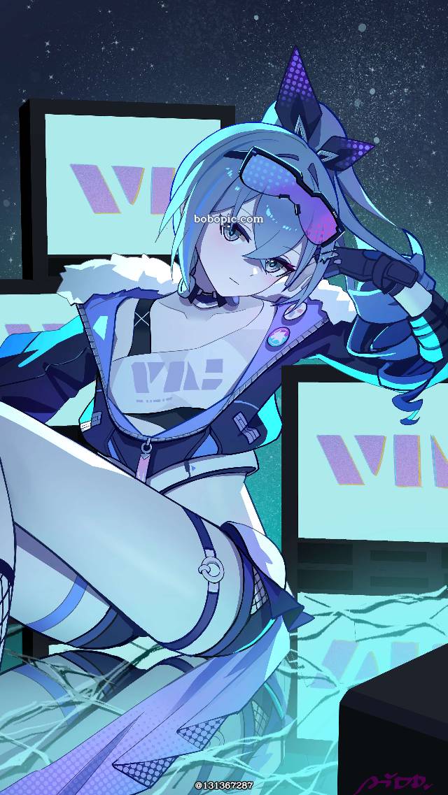 Silver Wolf, 女孩子, 崩坏：星穹铁道, Honkai: Star Rail, 银狼（星穹铁道）, 100 Day Challenge, 崩坏：星穹铁道1000收藏