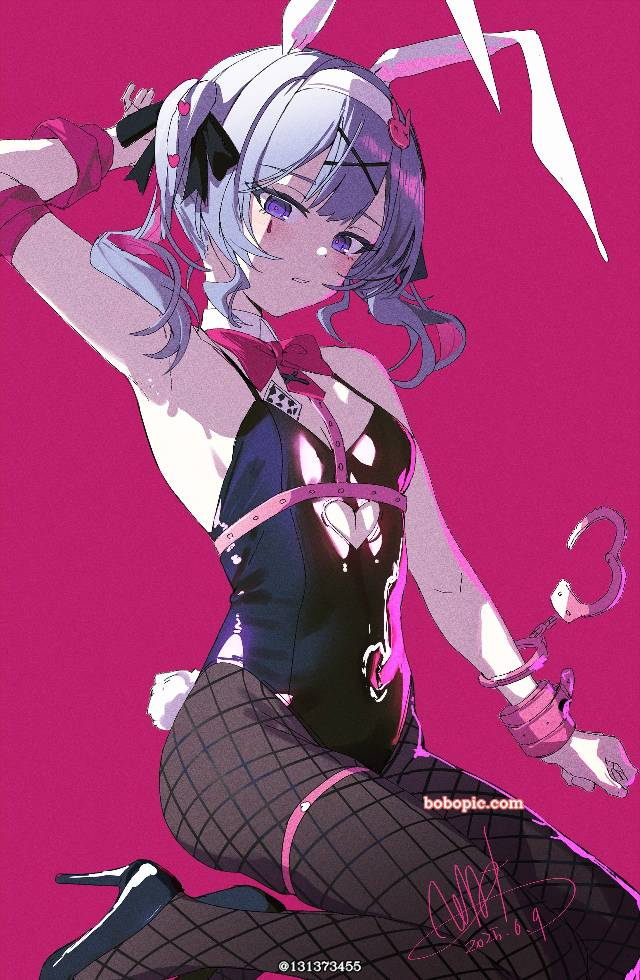 Rabbit hole, 初音未来, high heel, VOCALOID 100收藏, 腋下, 兔女郎, 网袜, VOCALOID 1000收藏