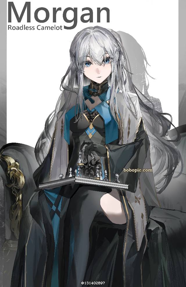 young girl, Morgan (Fate)