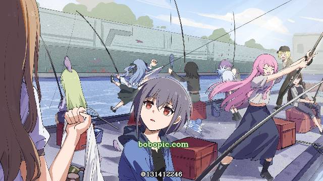 fishing, Mutsu Wakaba