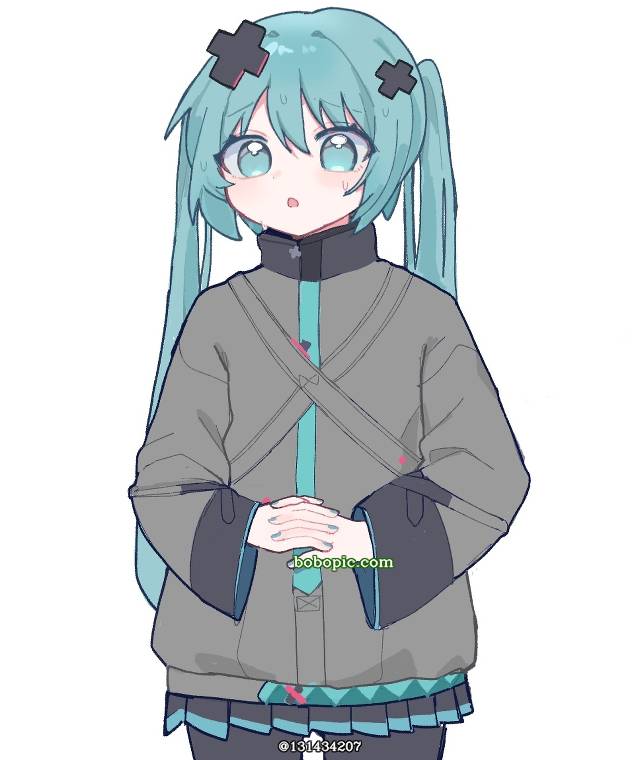 初音未来, 双马尾, 女孩子
