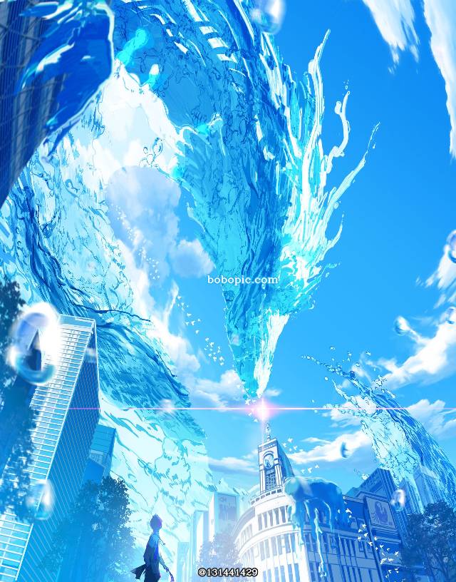 雨天, 风景, 原创, sky, background, 原创, 插画