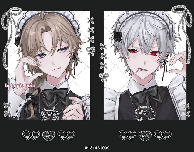 彩虹社, 葛叶, 叶（彩虹社Gamers）, 女仆装男子, 女仆装, Virtual Youtuber 100+ bookmarks