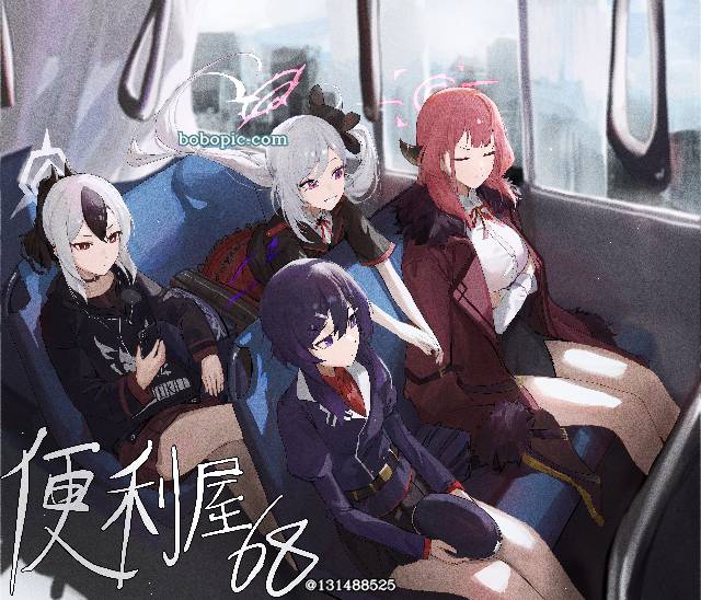 女孩子, 100 Day Challenge, 碧蓝档案, Benri Yashikku 68, Rikuhachima Aru, Asagi Mutsuki, Onikata Kayoko, Haruka Igusa