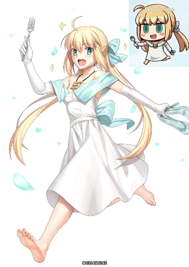 女孩子, 阿尔托莉雅·Caster, 赤脚