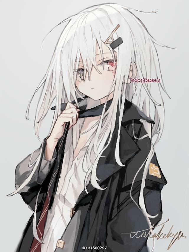 原创, 白发, 女孩子, 原创