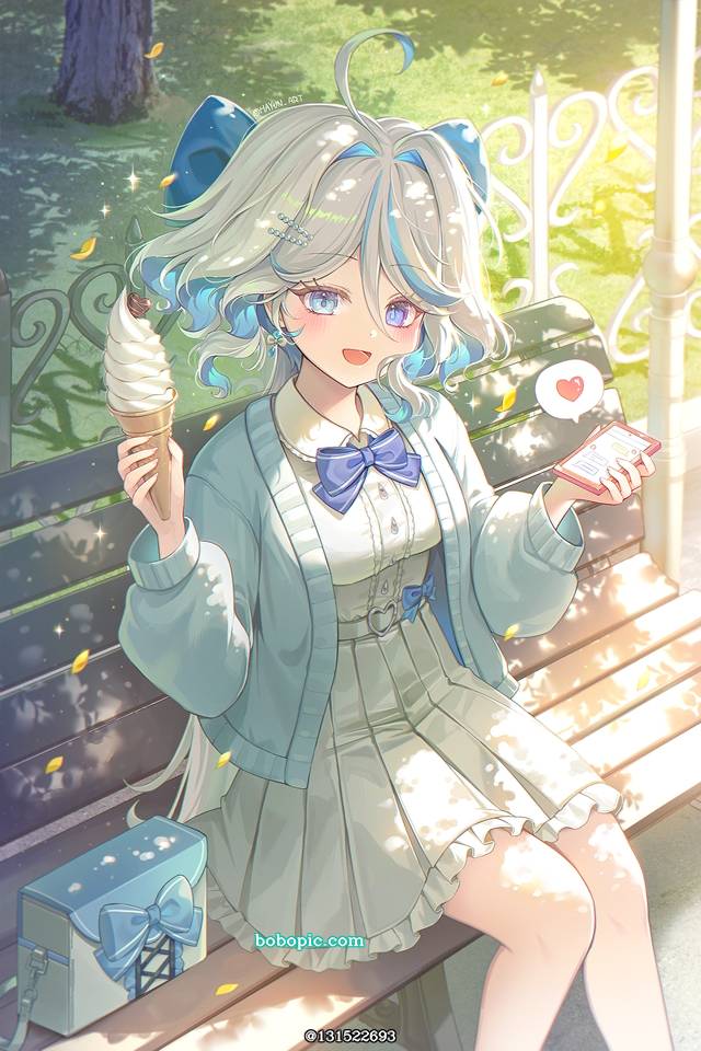 女孩子, young girl, Genshin Impact, 芙宁娜, 芙宁娜（原神）, 太美了