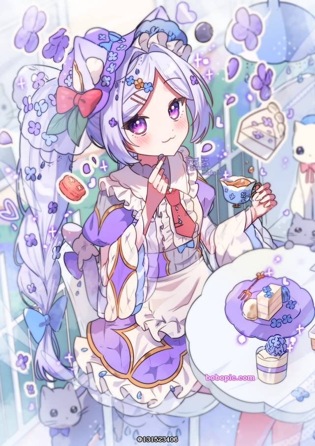 女孩子, 原创, 兽耳, 原创, 兽耳, cat ears, sweets