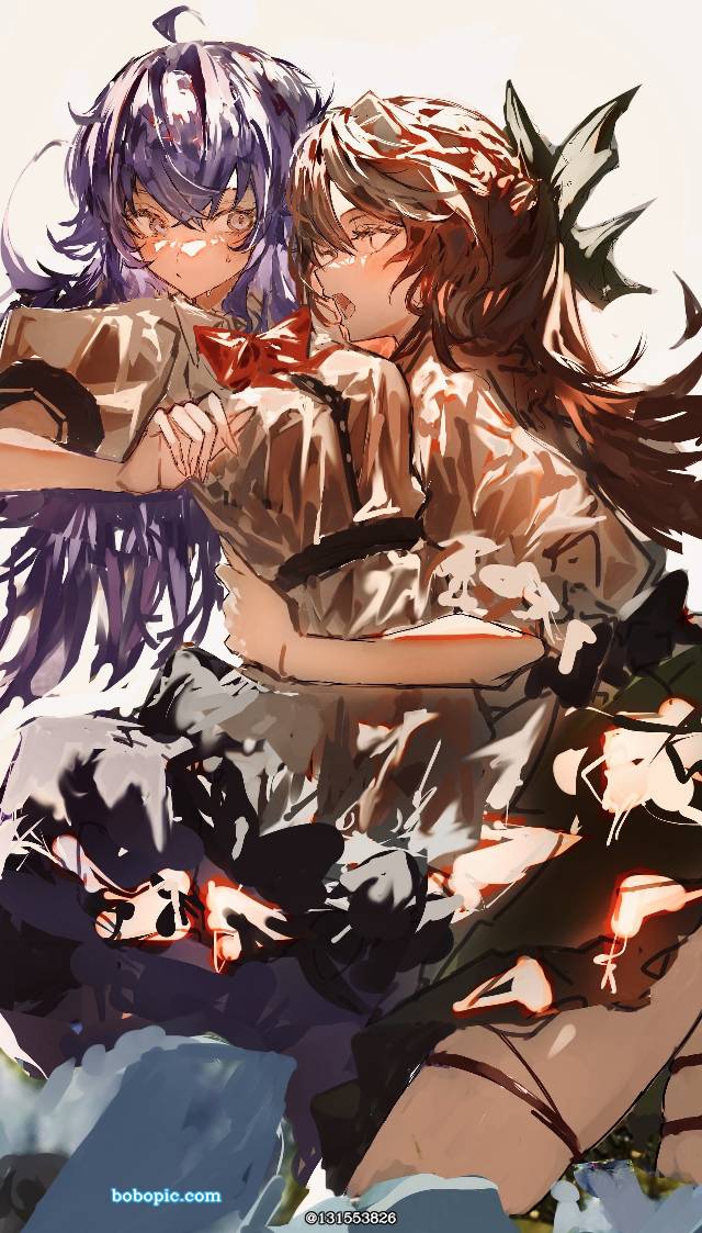 东方Project, 女孩子, tenshi hinanawi, 灵乌路空, 东方, 天子×空, Touhou Project 100+ bookmarks