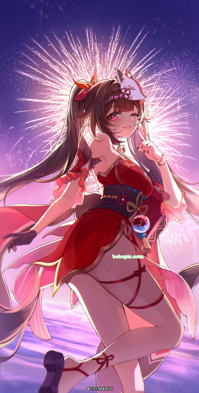 一张崩坏：星穹铁道,花火,魅惑的大腿,焰火,小女孩绘画图片