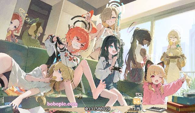 碧蓝档案, Mikan Neru, Asuna Ichinose, Kakudate Karin, 飞鸟马时, Alice Tendou, Saiba Momoi, Saiba Midori, Hanaoka Yuzu