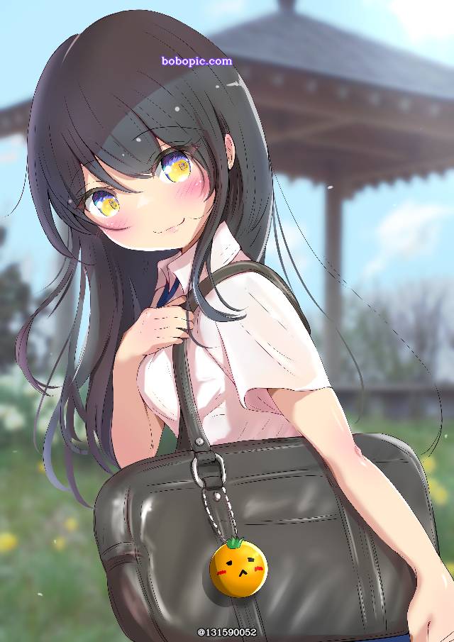 原创, 黑长直, uniform, 女高中生