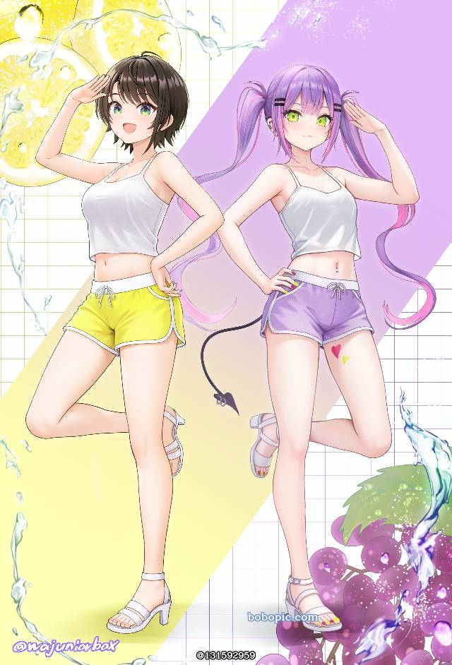常暗永远, Oozora Subaru, 肚脐, 魅惑的大腿, sandals
