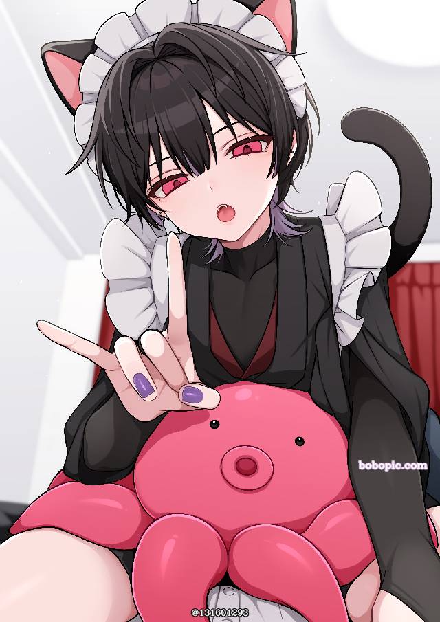 原创, 女仆, 每日投稿, 猫耳, maid boy