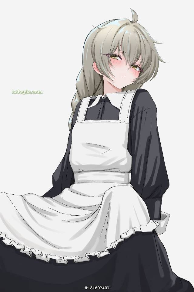braid, 双马尾, 女仆装