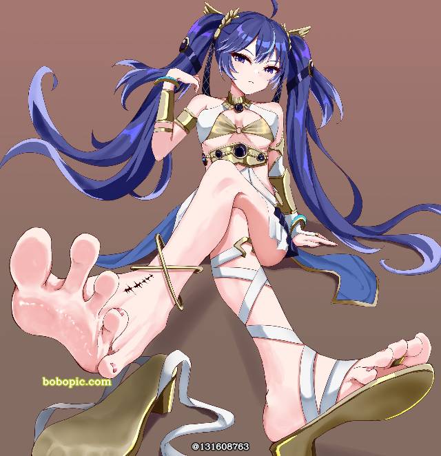Wuthering Waves, Yuuno, 裸足脚底, 脚指, Greek foot, sandals