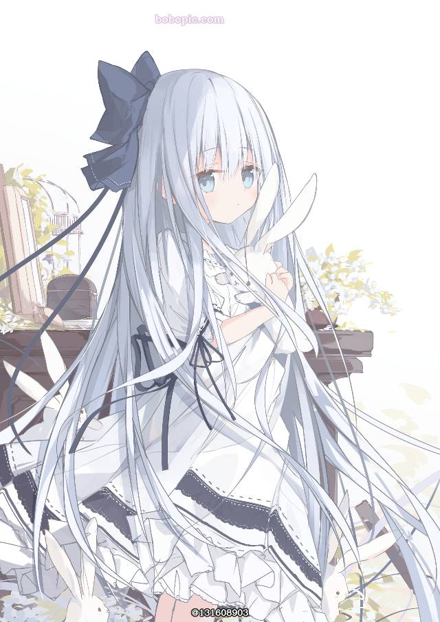 原创, 白发, 女孩子