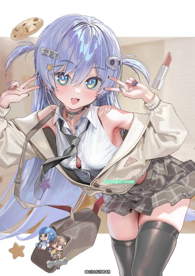女孩子, 虚拟主播, 腋下, Yano Kuromu, Virtual eSports Project, 萝莉, 平胸, 美甲