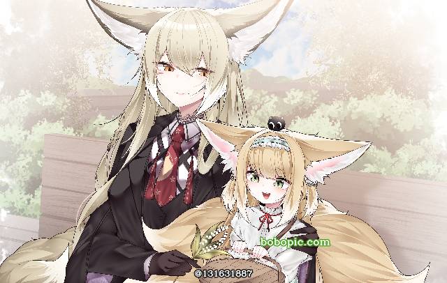 铃兰（明日方舟）, Arknights, 明日方舟, 女孩子, 母女, parent and child