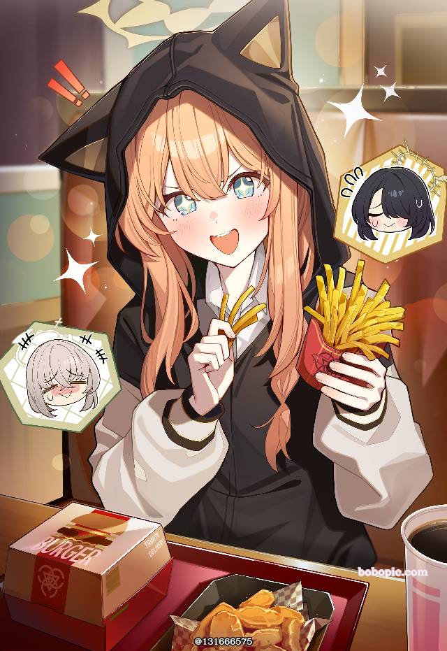 Mari Iochi, 碧蓝档案, 女孩子, I like it when you eat a lot