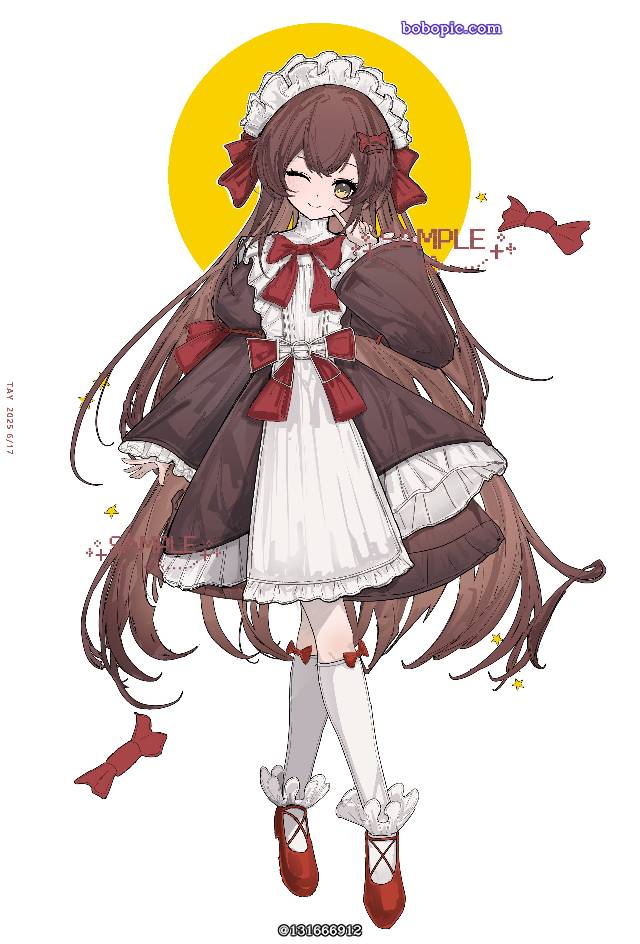 一张立绘,水手服,小女孩,制服,Stocking绘画图片