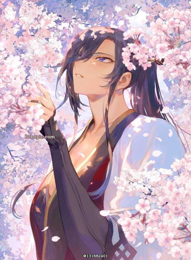 原创, 女武士, female samurai, 樱, 原创1000users加入书籤