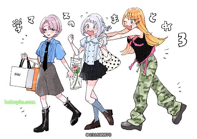 Gakuen IDOLM@STER, Temari Tsukimura, Hiro Shinosawa, Lilja Katsuragi, Sumika Shiun