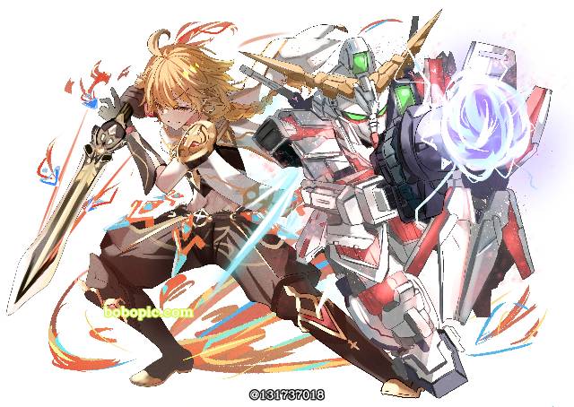 Genshin Impact, Aether (Genshin Impact), 高达, Unicorn Gundam