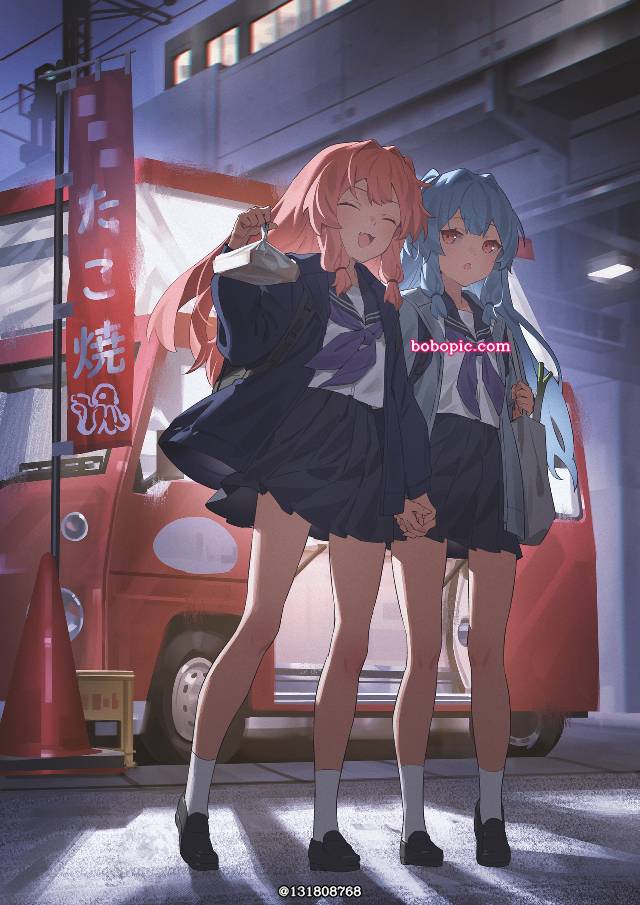 Akane Kotonoha, Aoi Kotonoha, Kotonoha sisters, 水手服, VOICEROID 500+ Bookmarks