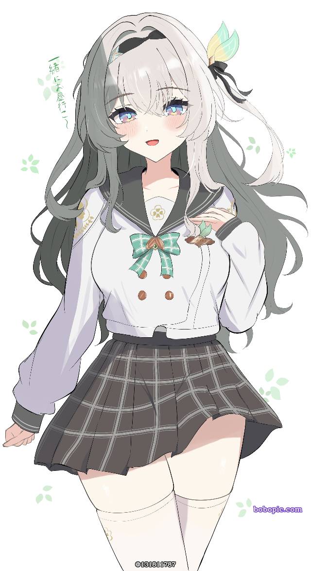 流萤（星穹铁道）, 崩坏：星穹铁道, Honkai: Star Rail, 女孩子, Firefly, uniform, 水手服